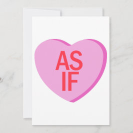 Candy Heart - AS IF Inbjudningar