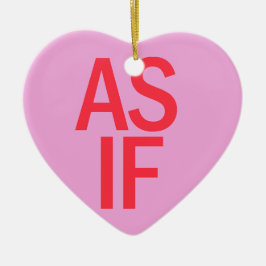 Candy Heart - AS IF Julgransprydnad Keramik