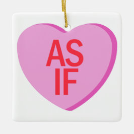 Candy Heart - AS IF Julgransprydnad Keramik