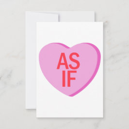 Candy Heart - AS IF Tack Kort
