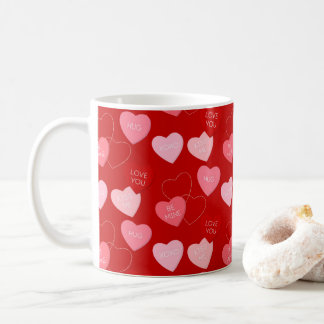 Candy Heart Cascade Kaffemugg