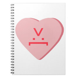 Candy Heart - Djävulen Ansikte Anteckningsbok