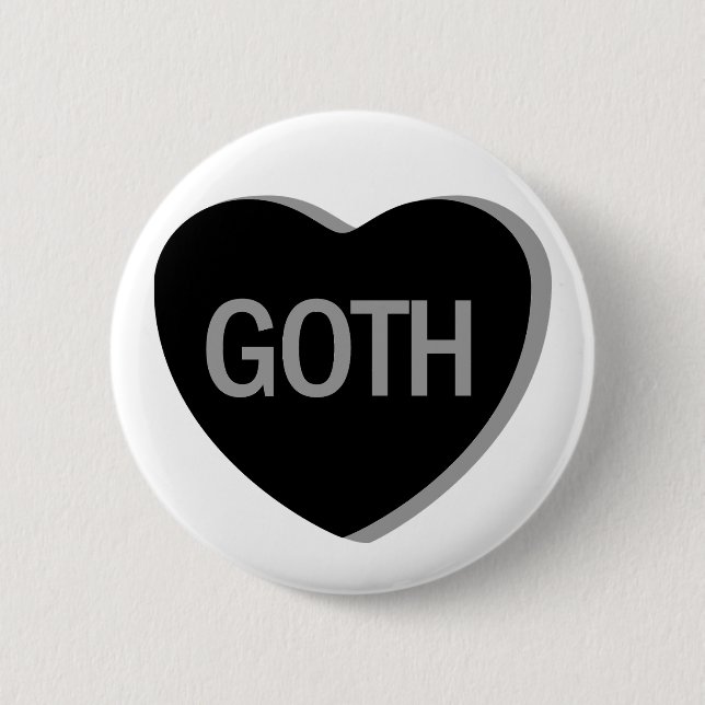 Candy Heart - Goth Knapp (Framsida)