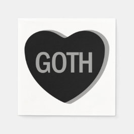 Candy Heart - Goth Pappersservett