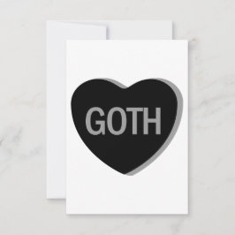 Candy Heart - Goth Tack Kort