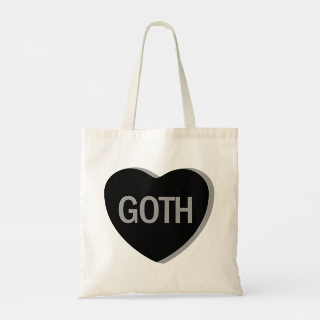 Candy Heart - Goth Tygkasse (Baksida)