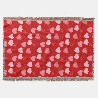 Candy Heart-kaskad Filt