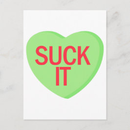 Candy Heart - SUCK IT Vykort