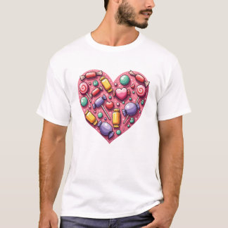 Candy Heart T Shirt