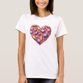 Candy Heart T Shirt