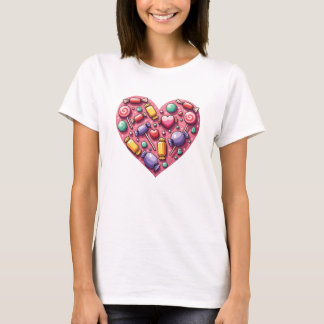 Candy Heart T Shirt
