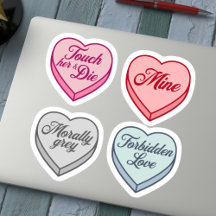 Candy Heart-uppsättning för läsaren romantik