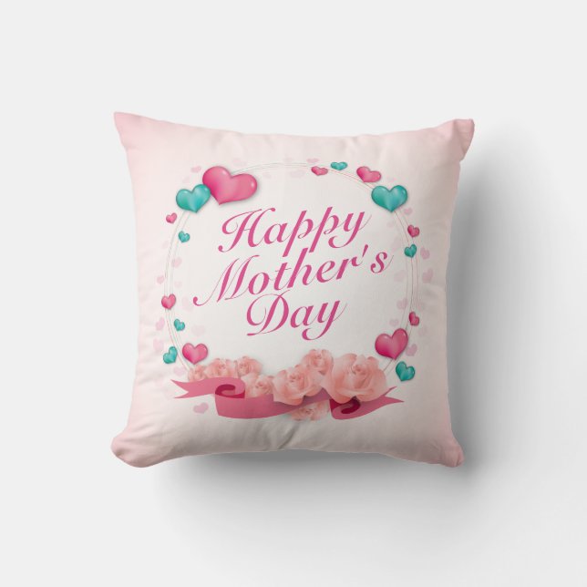 Candy Hearts elegant Lycklig Mors dag | Pillow Kudde (Framsida)