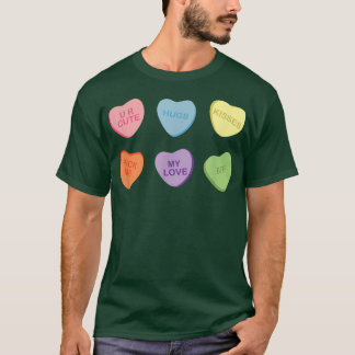 Candy Hearts Grafik 86 T Shirt
