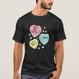 Candy-Hearts har uppdaterats för den moderna Alla  T Shirt