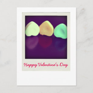 Candy Hearts Helg Vykort