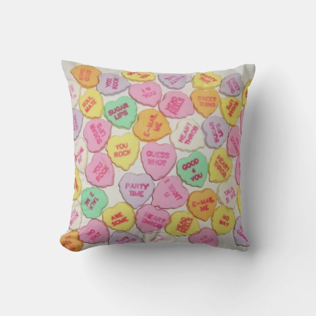 Candy Hearts Kudde (Framsida)