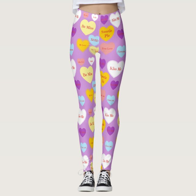 Candy Hearts Leggings (Framsida)