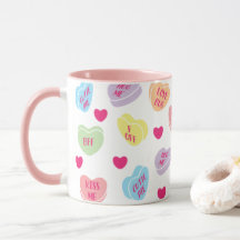 Candy Hearts Mugg