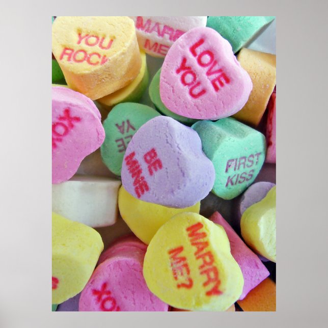 Candy Hearts Poster (Framsidan)