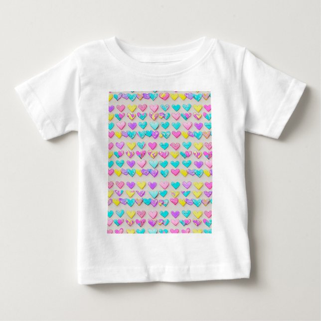 " CANDY HEARTS " T SHIRT (Framsida)