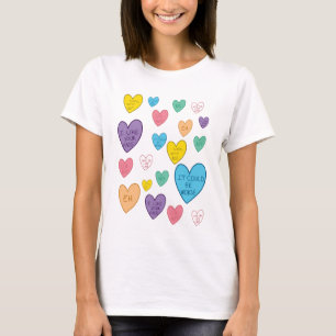 Candy Hearts T Shirt
