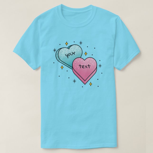 Candy Hearts Tattoo - Skapa din egen T Shirt (Design framsida)