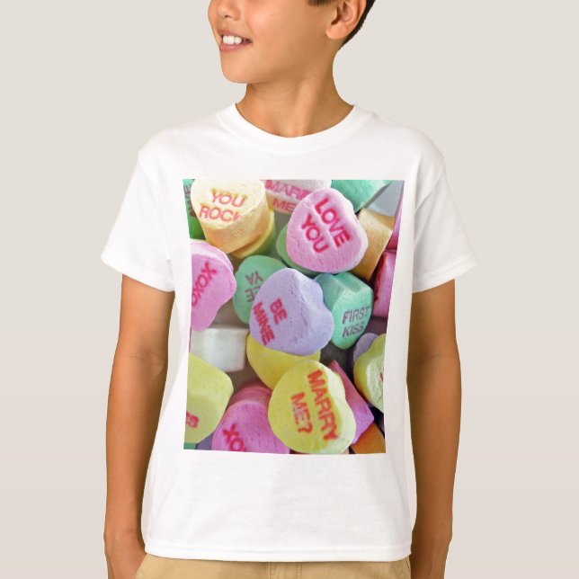 Candy Hearts Tee Shirt (Framsida)