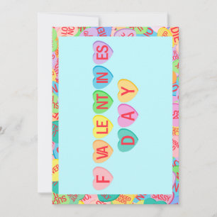 Candy Hearts V. 2.0 Julkort