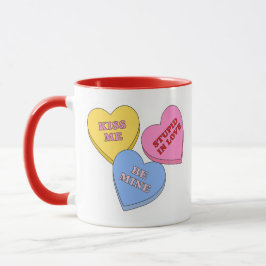 Candy Hearts Valentine's day  Mugg