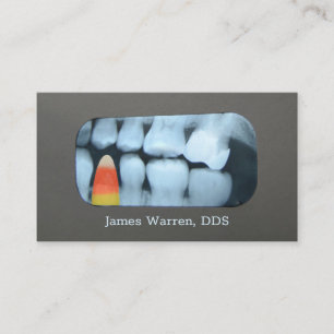 Candy i Teeth Xray Visitkort