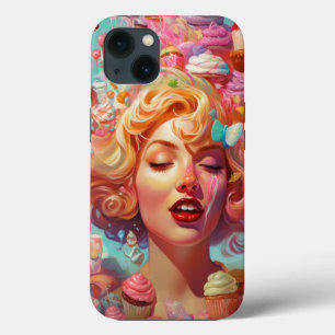Candy Ice Cream Girl Surreal Fantasy Art