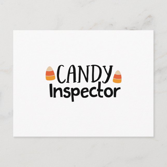 Candy inspector vykort (Framsida)