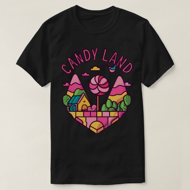 Candy Land (16) T Shirt (Design framsida)