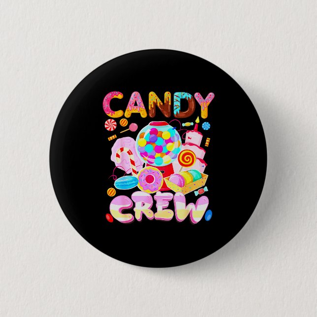 Candy Land Candy Crew Party Halloween Costumes Adu Knapp (Framsida)