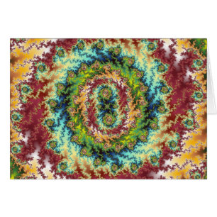 Candy Land - Fractal Card Hälsningskort