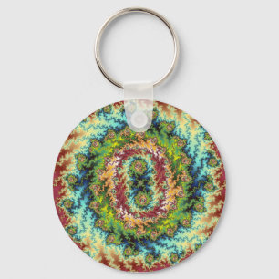 Candy Land - Fractal Keychain Nyckelring