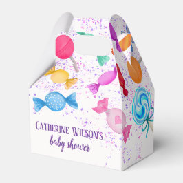 Candy Land Sweets Lollipops Rainfall Baby Shower Presentaskar