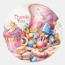 Candy Land Tack Sticker Runt Klistermärke