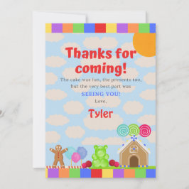 Candy Land Tacksamhetskort Tack Kort