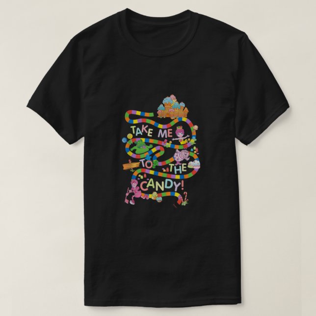 Candy Land tar mig till godiset T Shirt (Design framsida)
