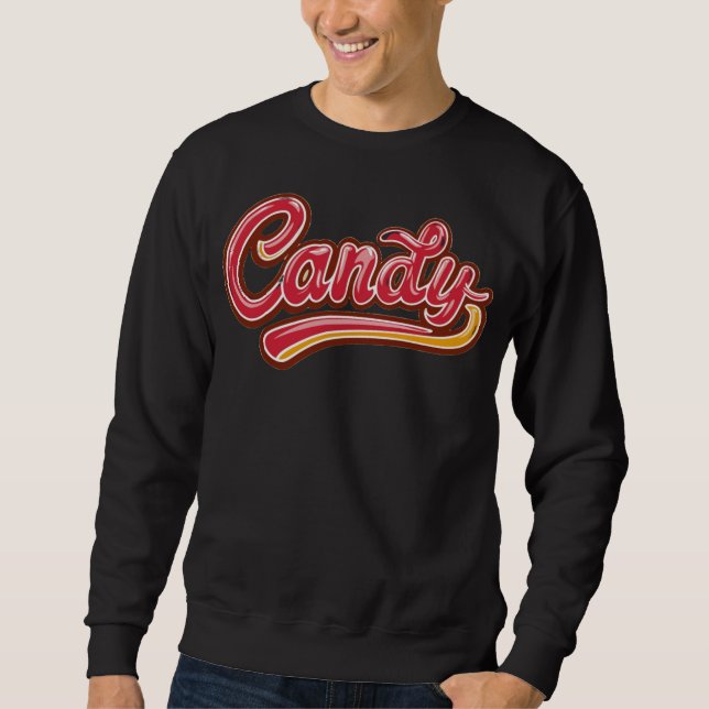 Candy Lång Ärmad Tröja (Framsida)