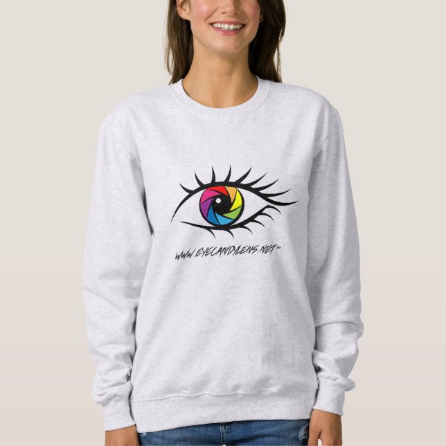 Candy Lens Women's Sweatshirt, Öga T Shirt (Framsida)