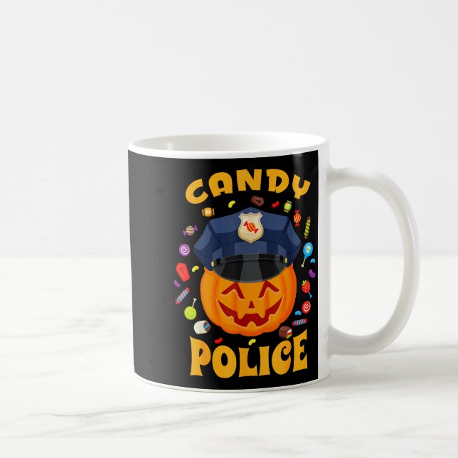 Candy Lice Halloween Party Costume Security Funny  Kaffemugg (Höger)