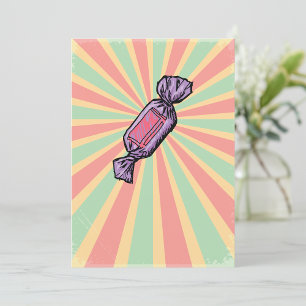 Candy Lollie-inbjudningar Inbjudningar