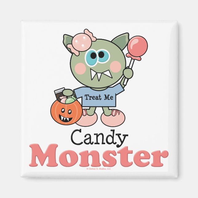 Candy Monster Halloween Magnet (Framsidan)