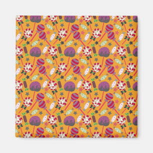 Candy mönster Lollies mönster Lollipop 23 Magnet