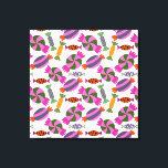 Candy mönster | Lollies mönster | Lollipop 6 Canvastryck<br><div class="desc">Dessert mönster för godis älskare som kärlek glass, popsiklar, donuts, choklad, cupkaka och Gelato. Det är perfekten mönster för sommar och strand. Det är perfektens för barn. Det kan också ges som en födelsedagspresent till din bästa vän, pojkvän, flickvän, son eller dotter som också eftersöker kärlek. Det är också en...</div>