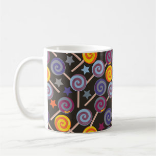 Candy mönster Lollies mönster Lollipop 9 Kaffemugg