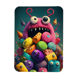 Candy Monsters Magnet
